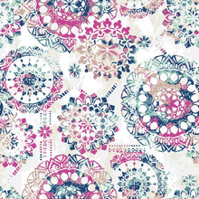 Load image into Gallery viewer, BOHEMIAN PINK/BLUE PEEL &amp; STICK WALLPAPER