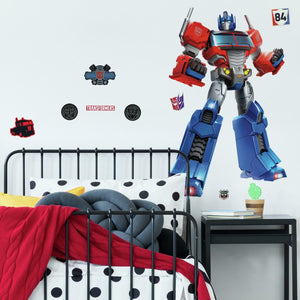 CLASSIC OPTIMUS PRIME PEEL AND STICK GIANT WALL DECALS