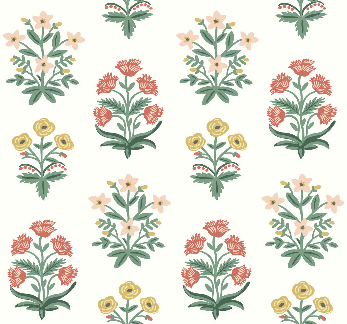 Mughal Rose Wallpaper