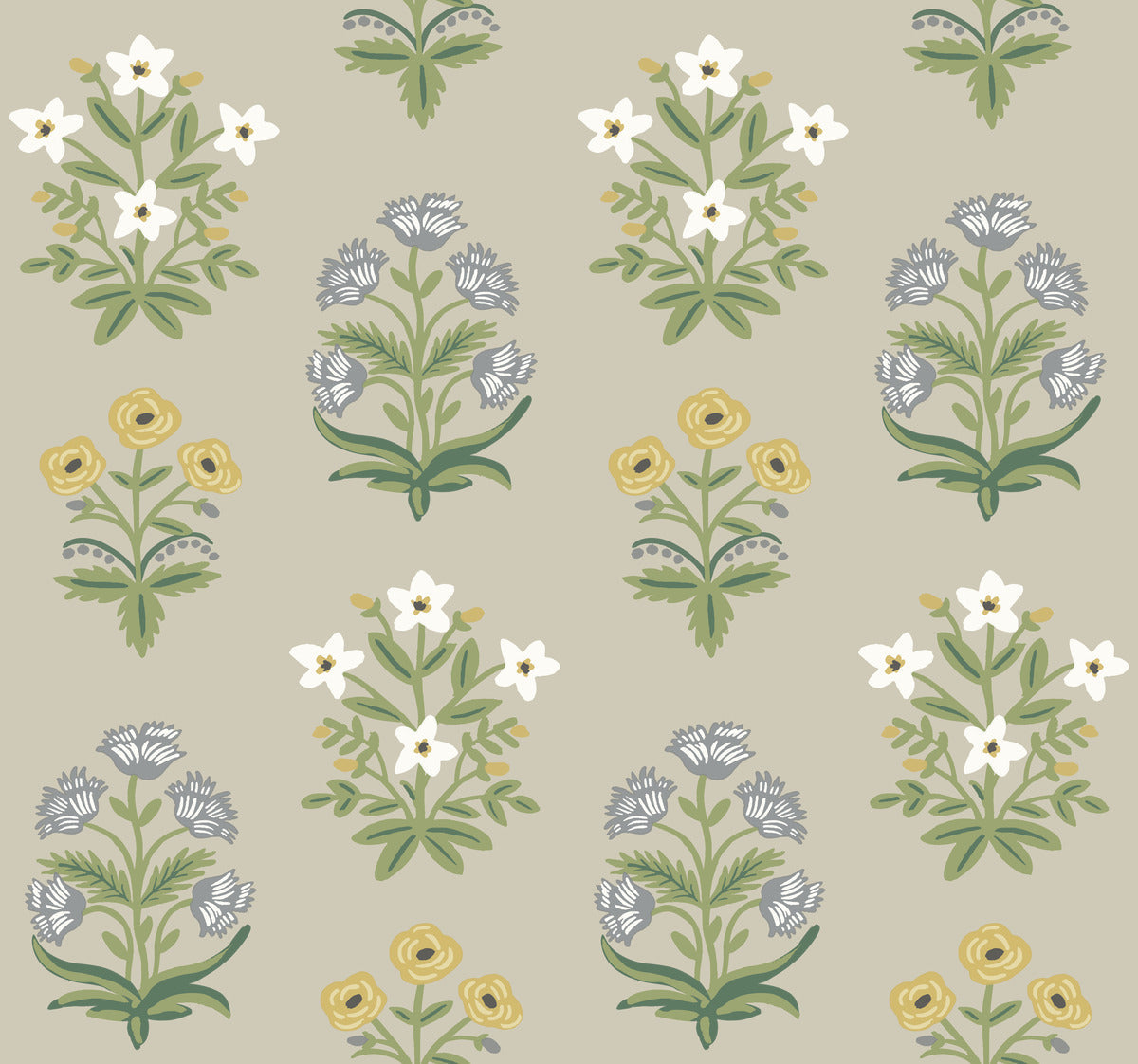 Mughal Rose Wallpaper