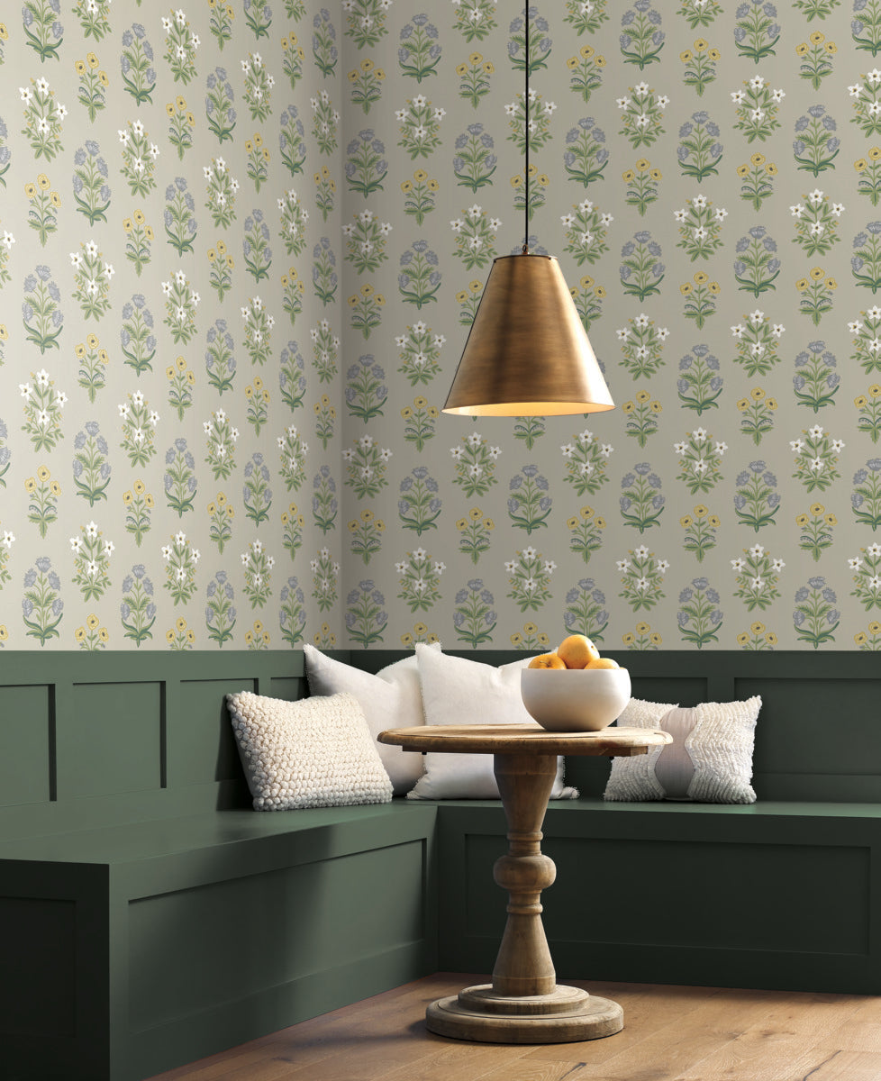 Mughal Rose Wallpaper
