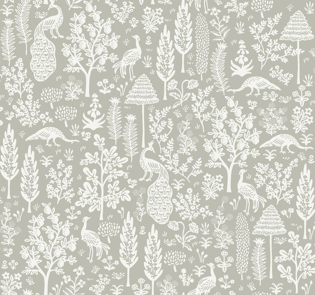 Menagerie Toile Wallpaper