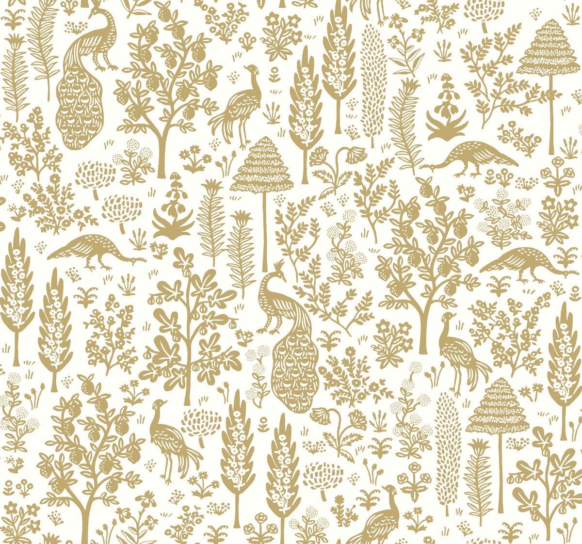 Menagerie Toile Wallpaper