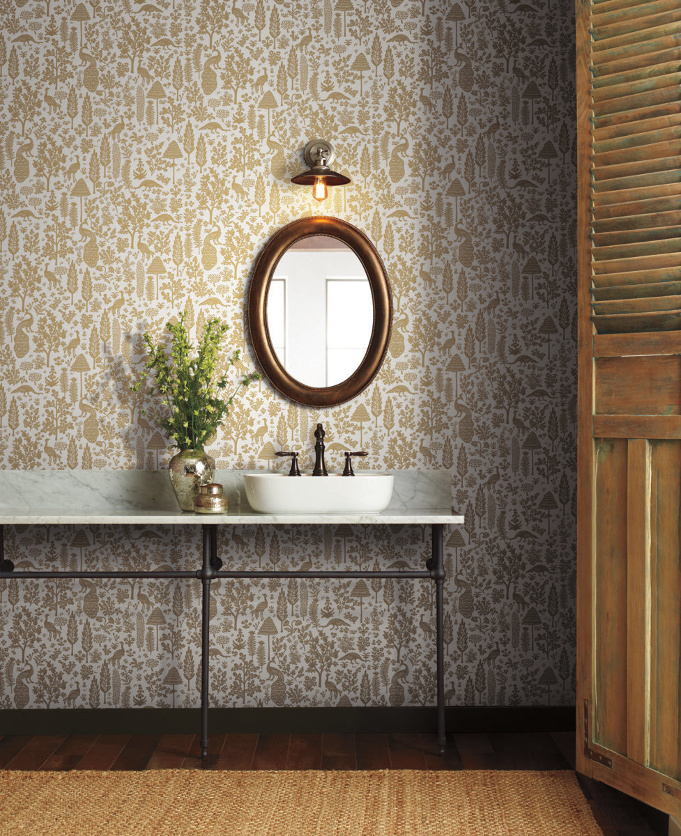 Menagerie Toile Wallpaper
