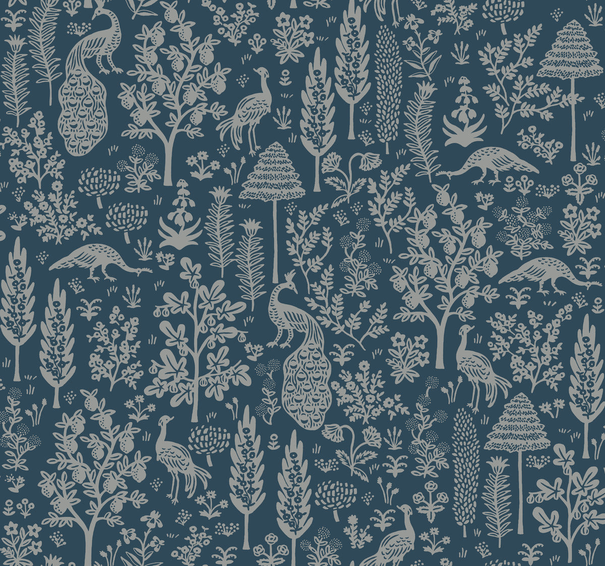Menagerie Toile Wallpaper