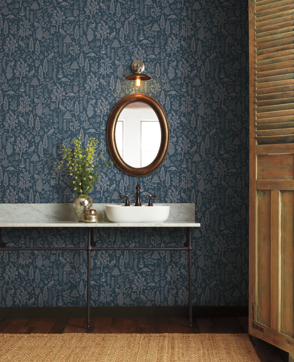 Menagerie Toile Wallpaper