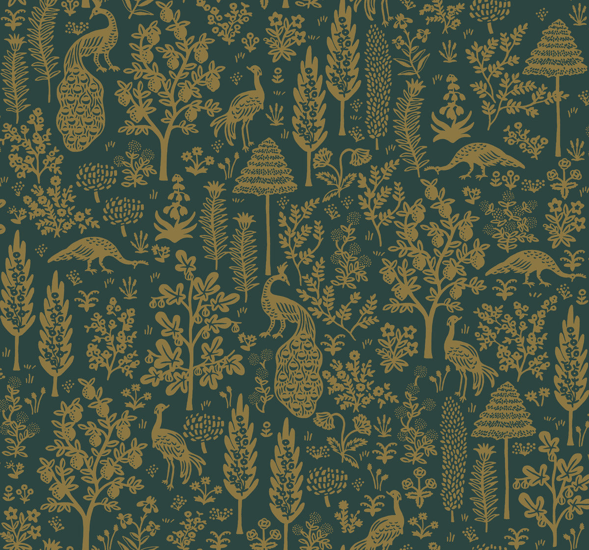 Menagerie Toile Wallpaper