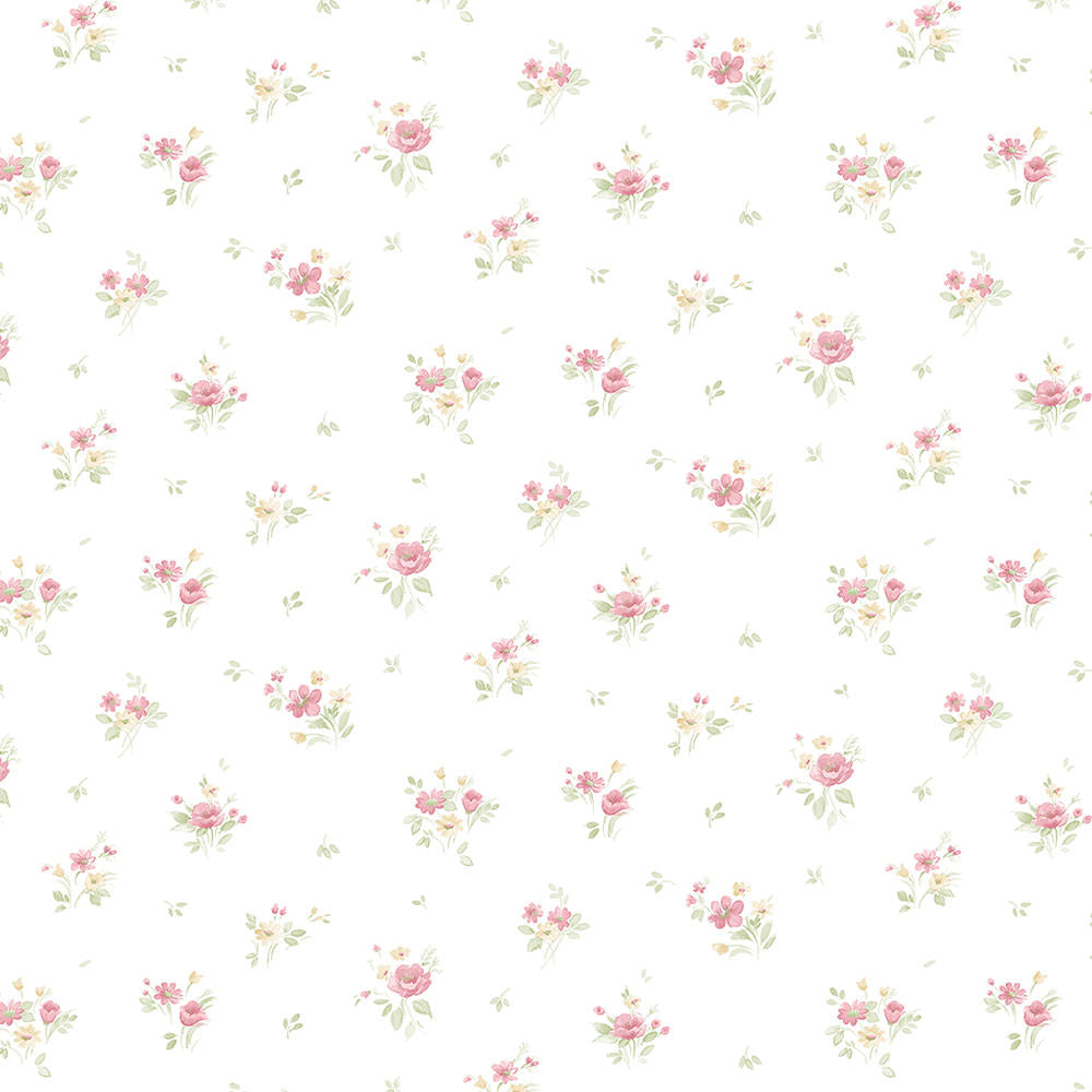 wallpaper, wallpapers, floral, flowers, stems, leaves, bouquet, small print