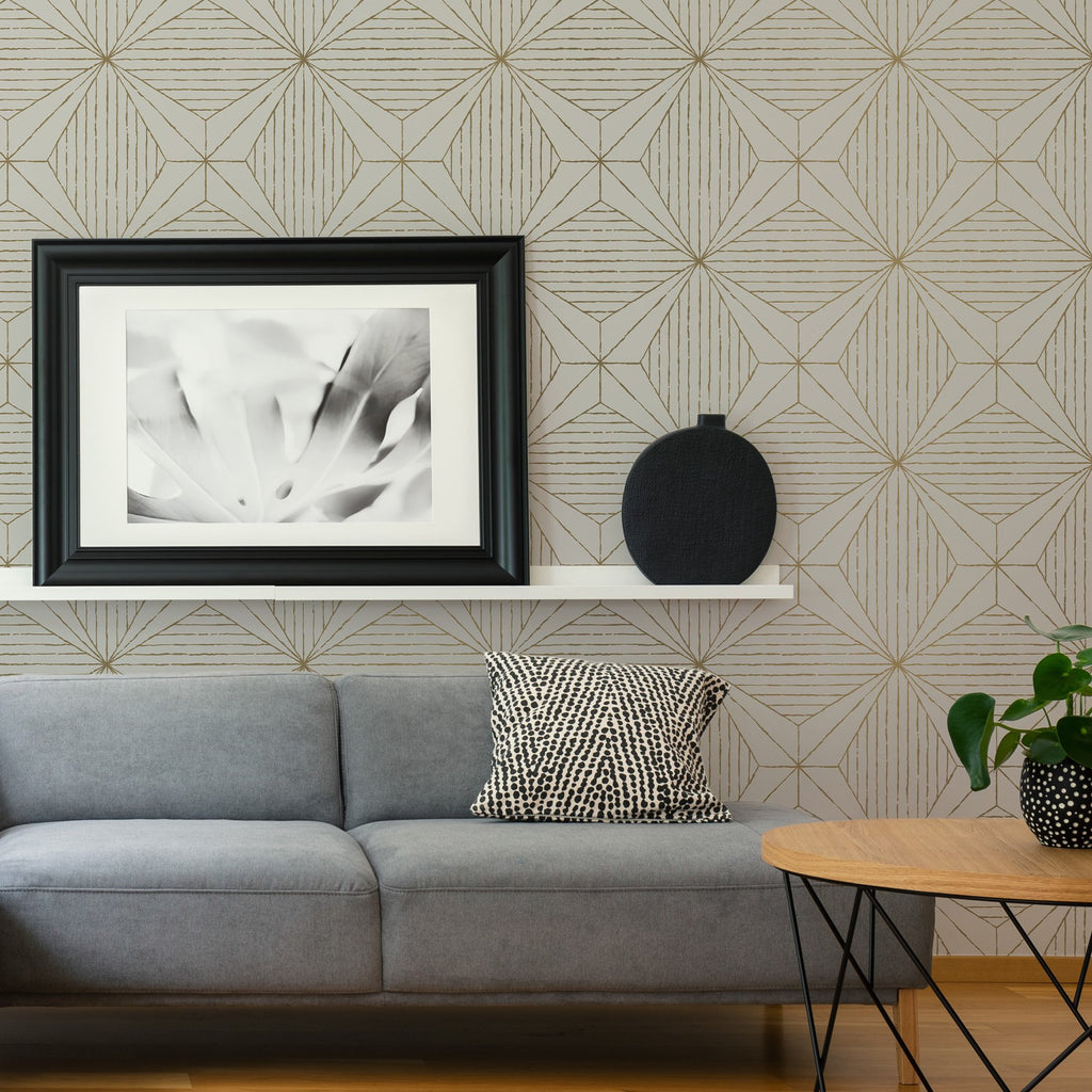 Gold Aurum Self Adhesive Wallpaper