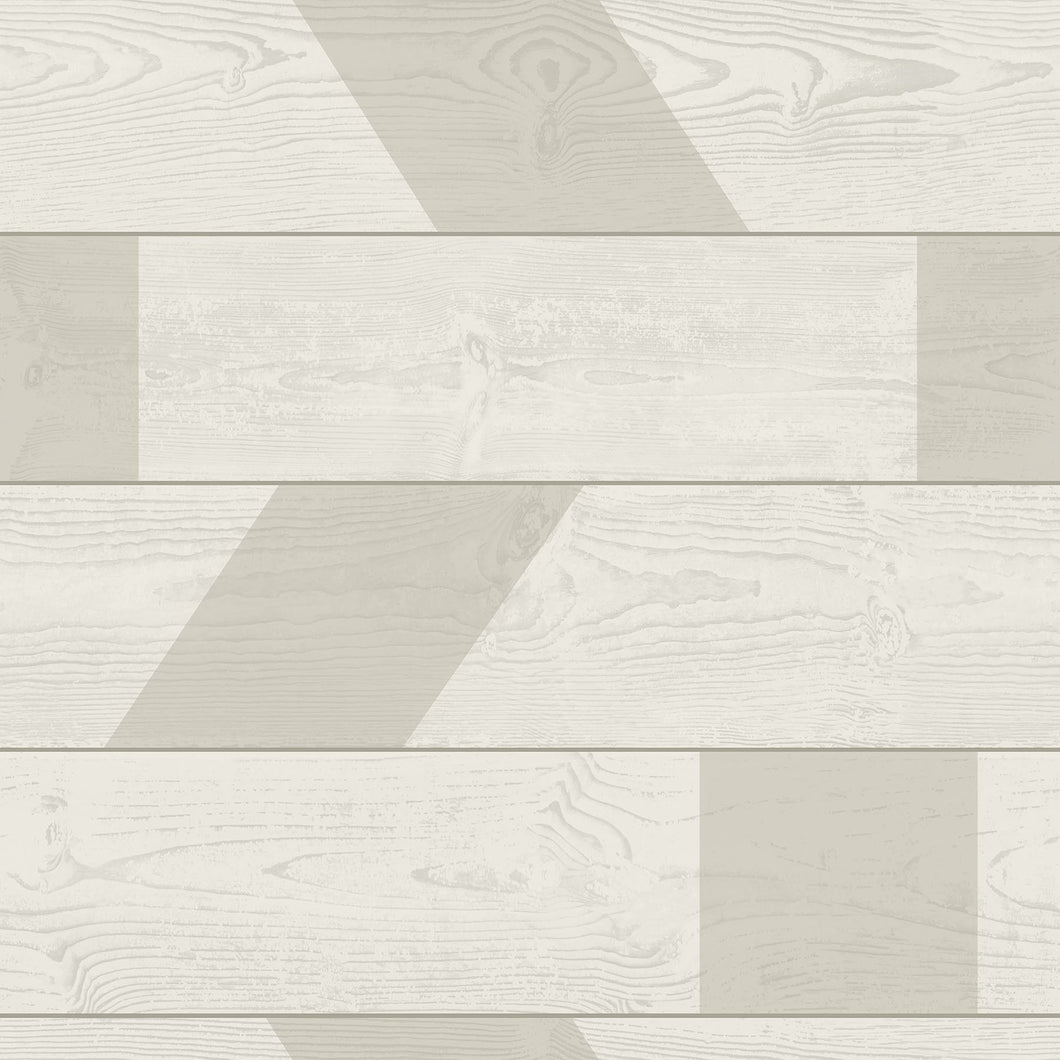 Natural Graphic Shiplap Self Adhesive Wallpaper