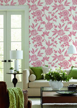 Load image into Gallery viewer, Wood Cut Jacobean Wallpaper