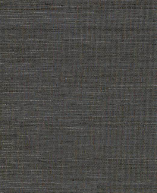 grasscloth woven organic grey charcoal