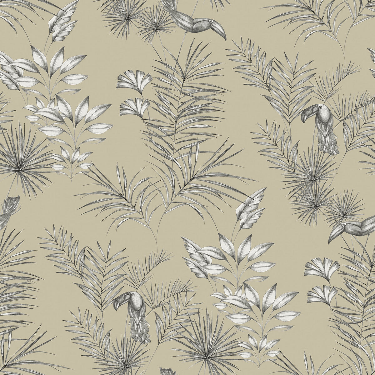Tropical, Toile, Botanical