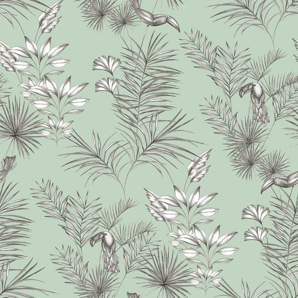 Tropical, Toile, Botanical