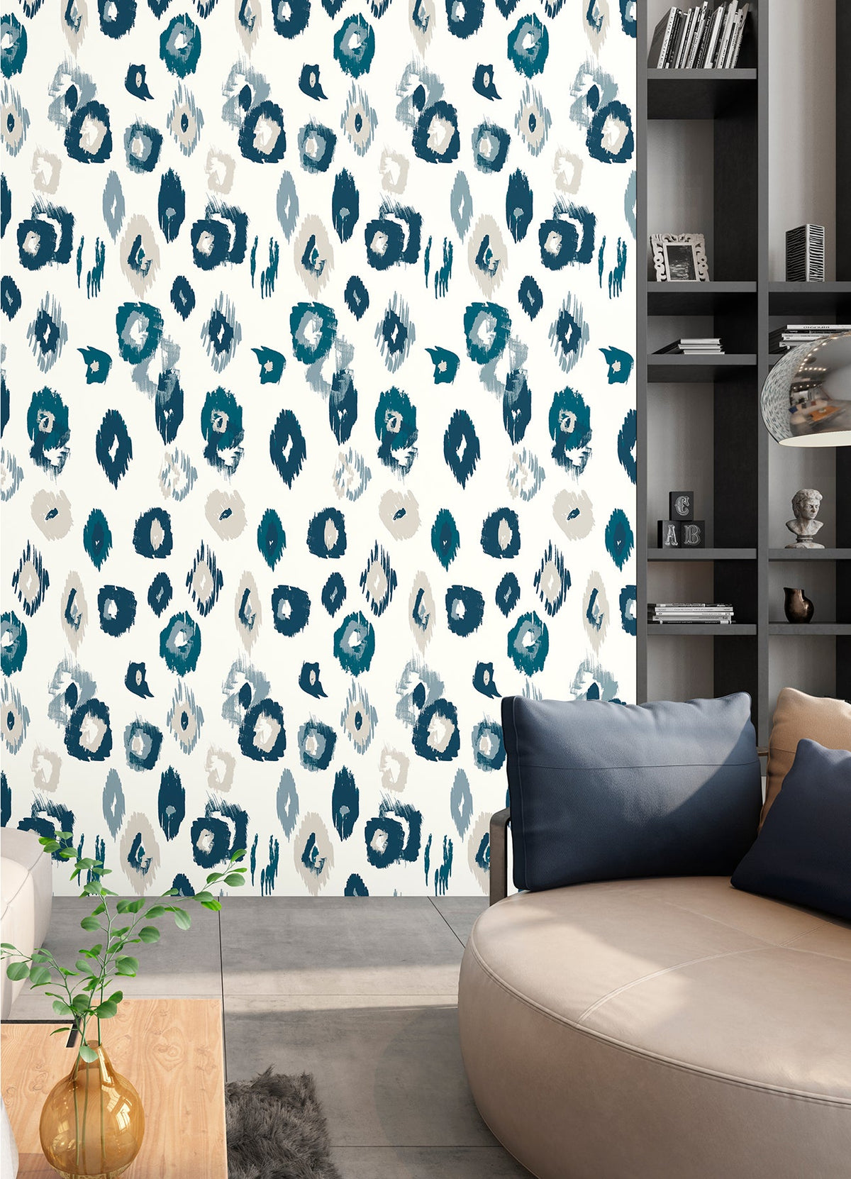 Amara Animal Ikat Wallpaper