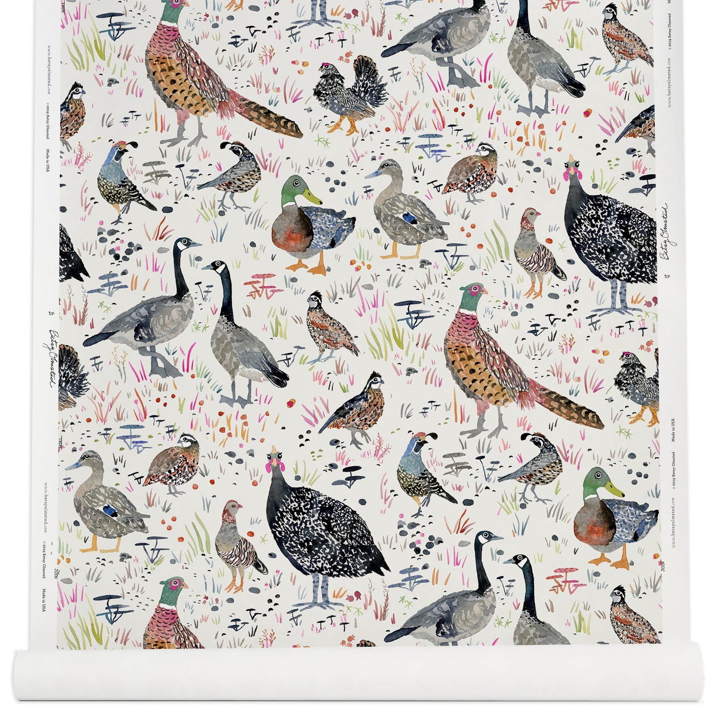 Bird Season Wallpaper in Multi