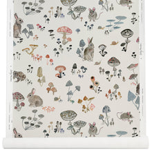 Load image into Gallery viewer, Mushroom Valley Wallpaper in Linen