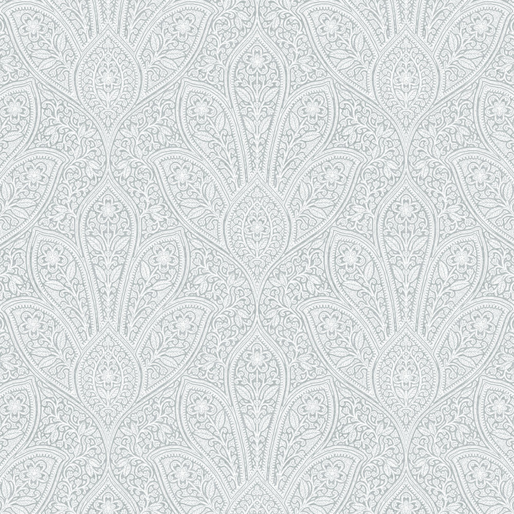 Distressed Paisley Wallpaper