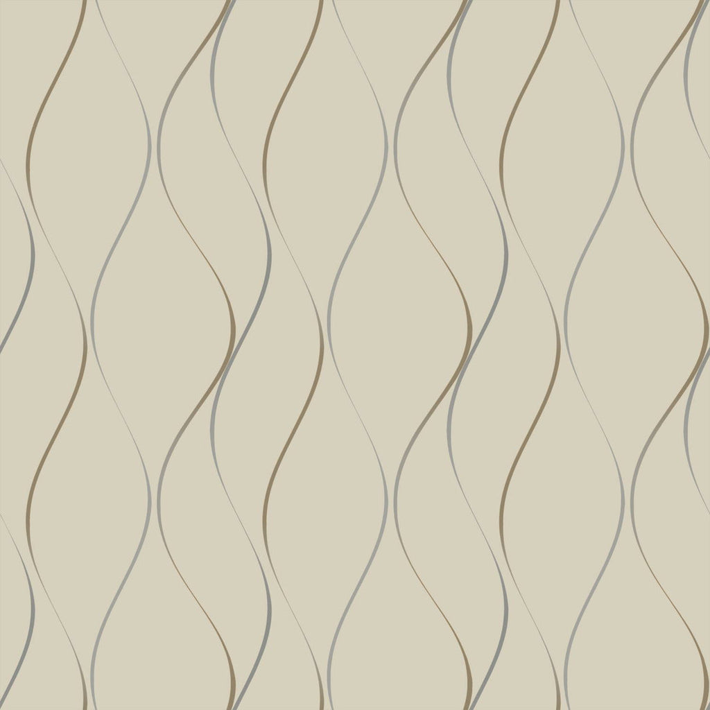 Wavy Stripe Wallpaper