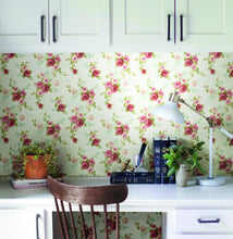 Load image into Gallery viewer, Magnolia Home Heirloom Rose Removable Wallpaper