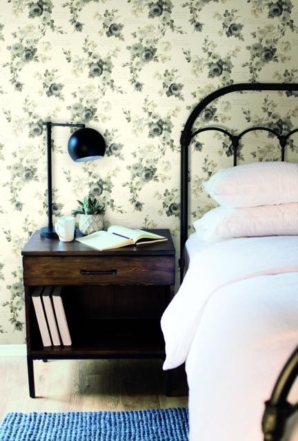 Magnolia Home Heirloom Rose Removable Wallpaper