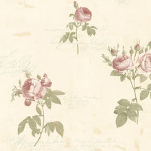 Load image into Gallery viewer, wallpaper, wallpapers, leaves, stems, floral, flowers, roses, script