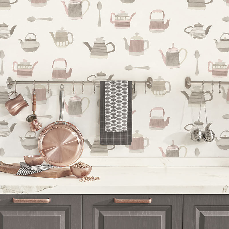 Tea Pots Wallpaper