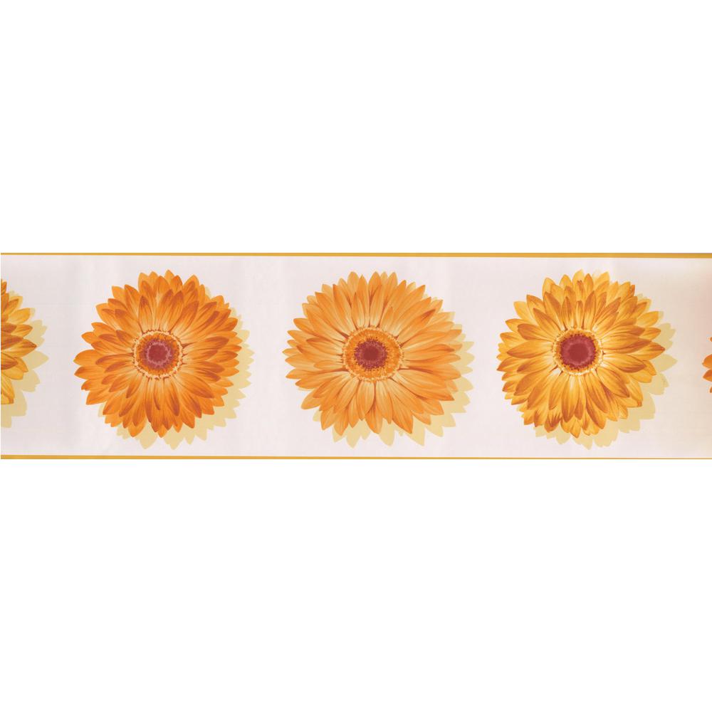 CU78221N Yellow,gold daisy border