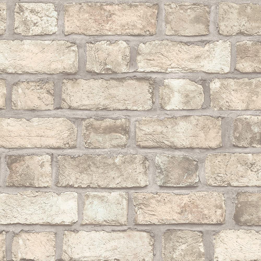 Farmhouse Brick Wallpaper