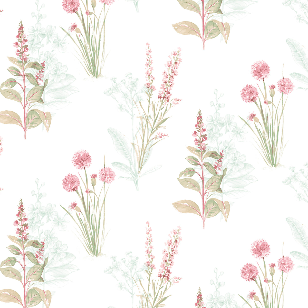 wallpaper, wallpapers, leaves, floral, flowers, stems, leaves, botanical