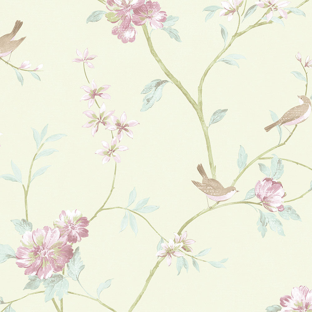 wallpaper, wallpapers, birds, leaves, branches, floral, flowers