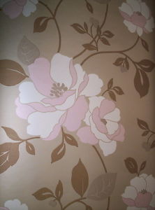SW29216. Brown and dusty rose floral