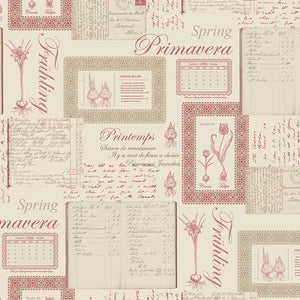 wallpaper, wallpapers, novelty, script, words, botanical, leaves, bulbs, borders, floral