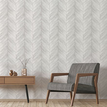 Load image into Gallery viewer, Chevron Wood Wallpaper