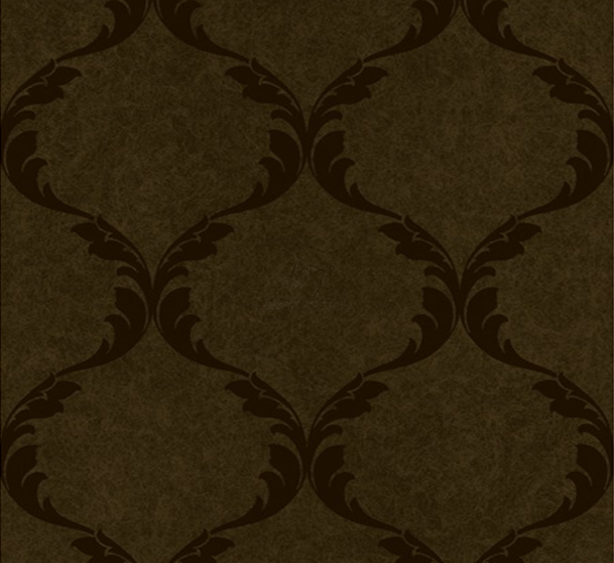 MD62007 dark brown trellis on lighter brown bg.