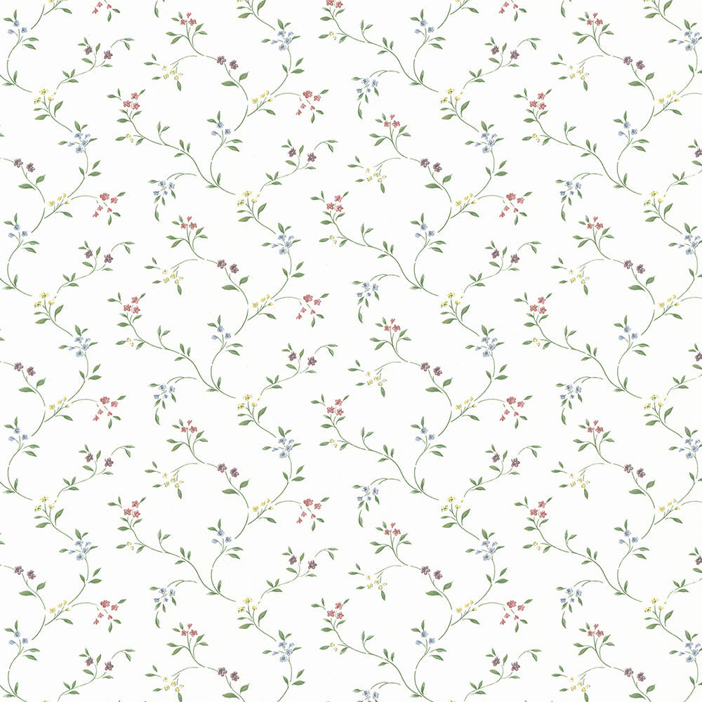 wallpaper, wallpapers, floral, flowers, vines, leaves, small print, trail
