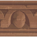 Brown Black Abstract Prepasted Border
