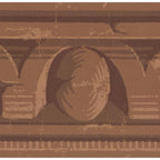Brown Black Abstract Prepasted Border