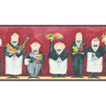 wallpaper, wallpapers, border, novelty, butlers, food, drinks, dessert, platters, aprons, bow ties