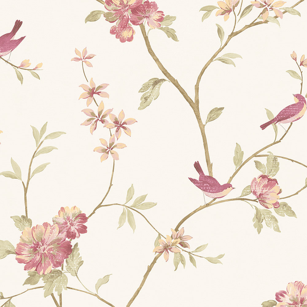 wallpaper, wallpapers, birds, leaves, branches, floral, flowers